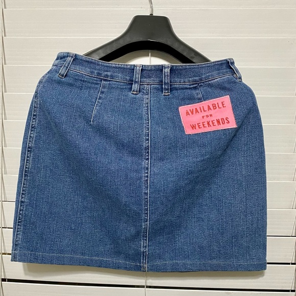 USED JONES JEANS MINI SKIRT - Picture 6 of 9